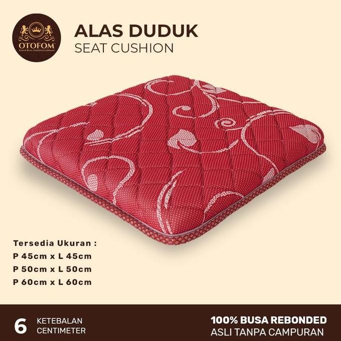 TERMURAH - OTOFOM Alas Duduk Quilting Rebonded kain Quilting