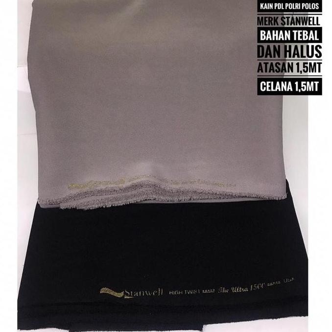Kain Pdl Polri Motif Polos