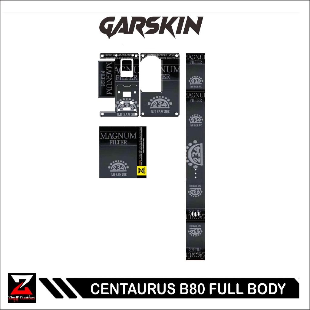 

*New Model* Acces B80 Anti Luntur Zhaff Type 8 Garskin Stiker Custom Case Laminasi Tebal COD