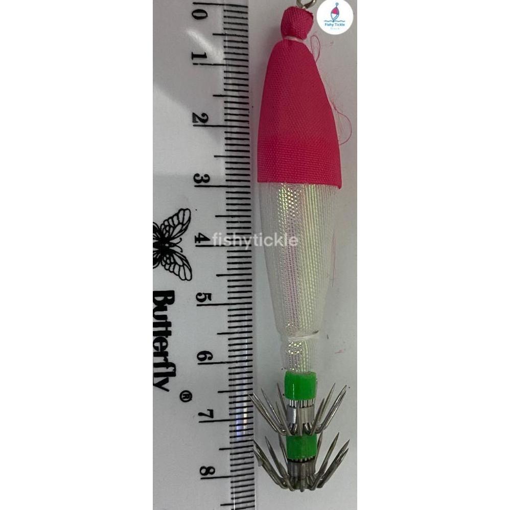 Umpan Pancing Cumi 2.5 - 4.0 Premium Hook Apollo Kilap Manik (PERBUNGKUS ISI 5 BIJI)