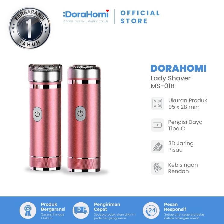 Miliki - Dorahomi Pencukur Bulu Kemaluan Ketiak Lady Shaver Bulu Kaki Wanita