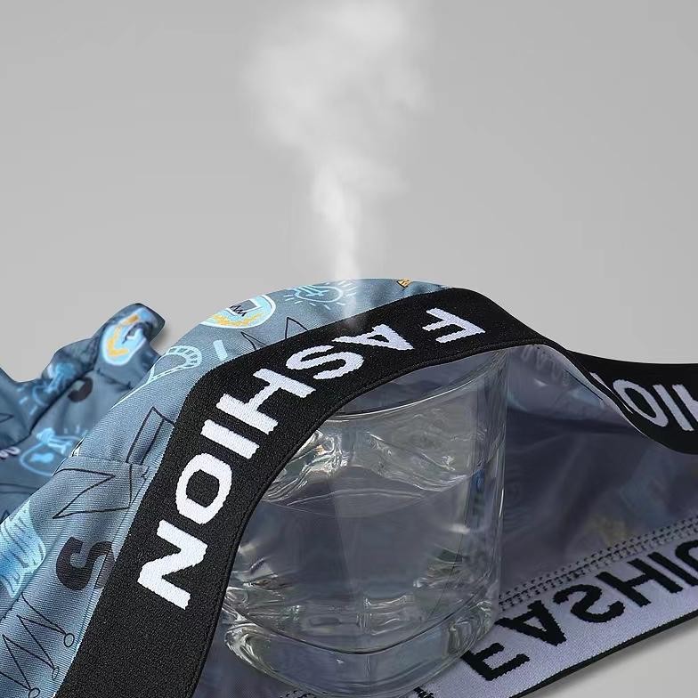 Terjangkau [8pcs] Best Seller Cd Pria Motif Seamless/Boxer Cowok Remaja Bahan Halus dan Dingin CD/ny