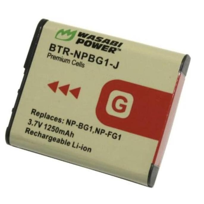 TERBARU - Wasabi Power Battery for Sony NP-BG1 NP-FG1 NPBG1 NPFG1 Baterai CyberShot DSC H3 H7 H9 H10