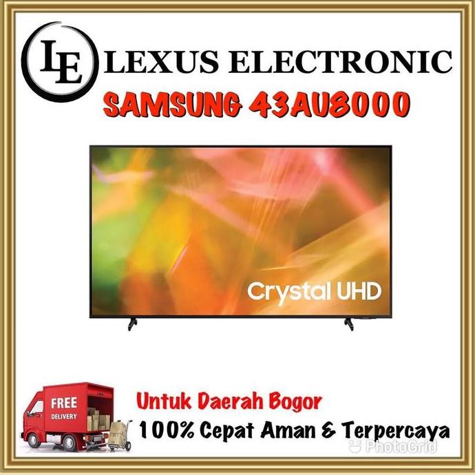 TERMURAH - SAMSUNG LED SMART TV 43 INCH | UA43AU8000 | 43AU8000 | UHD 4K