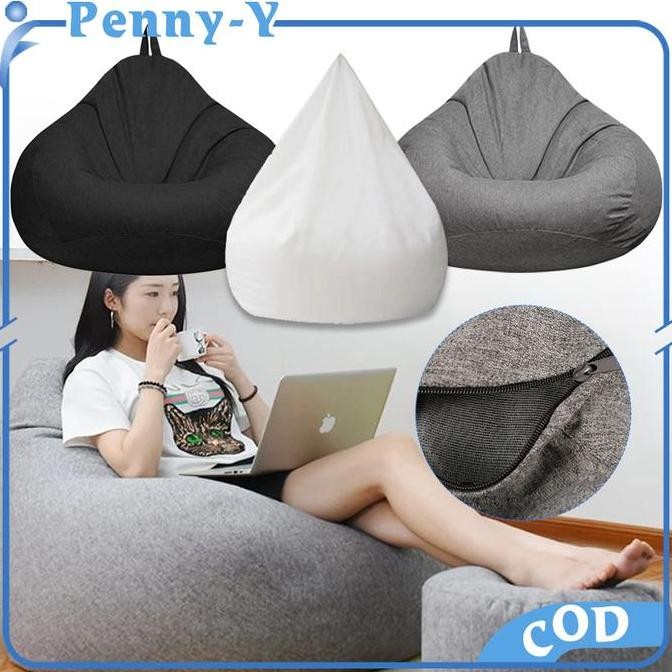 Beanbean Bag Cover 100x120cm Cover Sofa Bean Bag Sarung Bean Bag Bean Bag Cover Only RIY