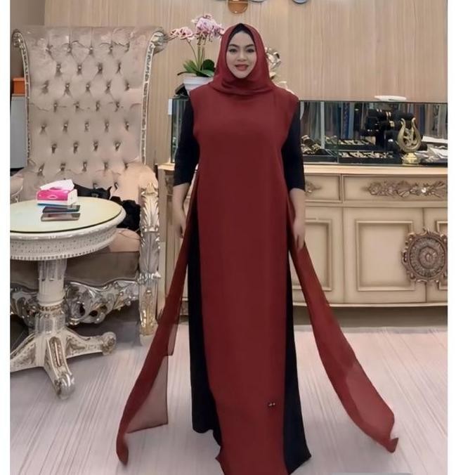 Jilbab Instan Syahira | Jilbab Instan Pesta | Hijab Viral Kekinian | Jilbab Rompi | Jilbab Panjang |