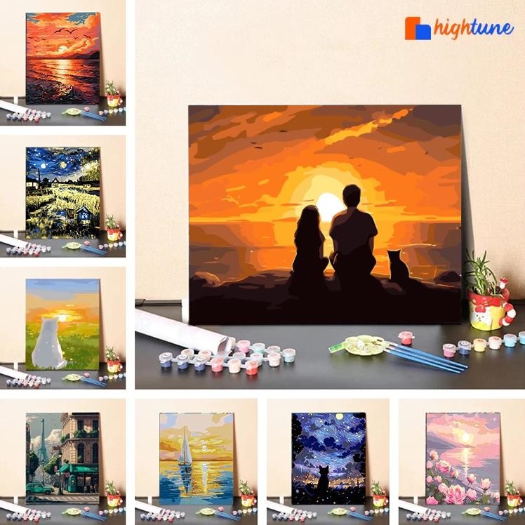 

Hhtune Paint By Number 30X40 Painting Kit Canvas Paint Kit Dital Aesthetic Kanvas Lukis