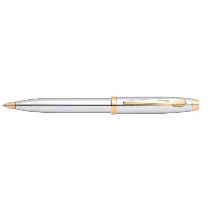 

TERLARIS - Sheaffer 100 Chrome with Gold Tone Ballpoint Pen