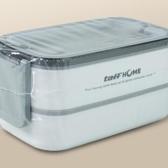 Kotak Makan Nasi Bento Lunch Box White Plastik
