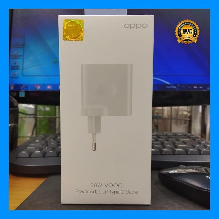 (Termurah) Fast Charger Oppo Type ~ C Original 100% Vooc 18Watt/30 Watt & 33 Watt Bestseller