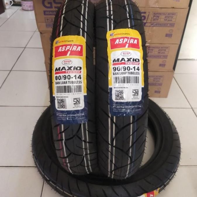 BAN MOTOR HONDA BEAT FI KARBU VARIO 110/125/150 ASPIRA ASTRA TUBLESS