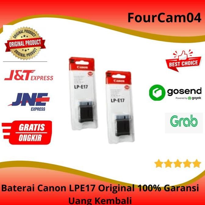TERBARU - CANON LPE17 BATTERY-BATTERAI CANON LP-E17 ORIGINAL For EOS M3/M6/800D