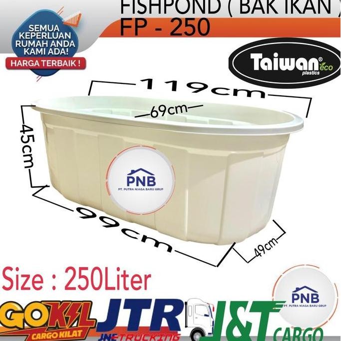 BAK KOLAM IKAN BESAR FISHPOND TAIWAN XL ORIGINAL DAN TERPERCAYA