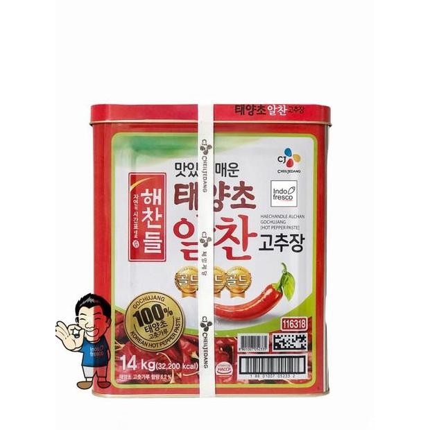 Haechandle Gochujang- Saus Sambal Korea- Red Pepper Paste 14 Kg
