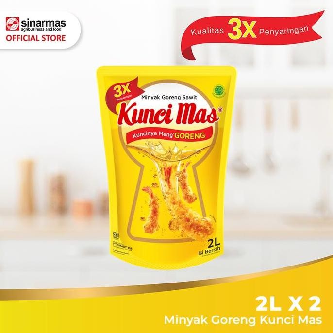 

Kunci Mas Minyak Goreng Pouch 2L - Twinpack