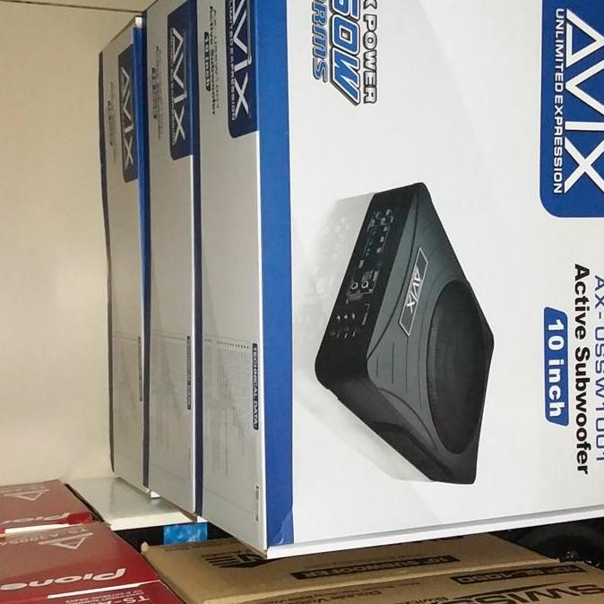 TERBARU - Subwoofer Kolong AVIX + HU Android 10 inch + Speaker Split Skeleton