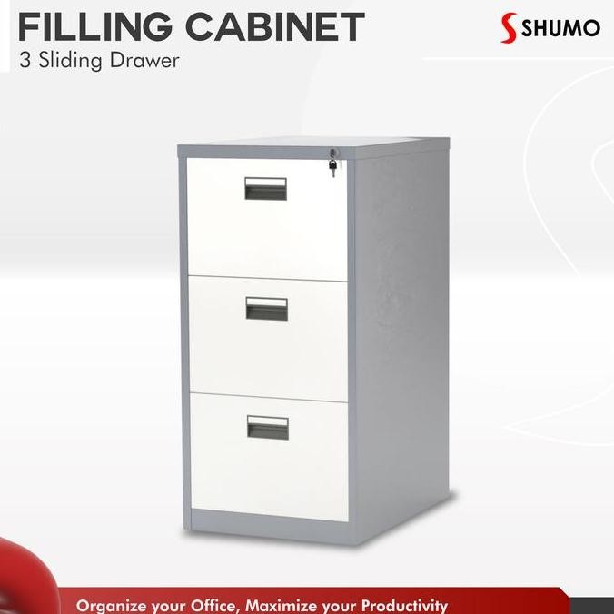 NEW Filling Kabinet Besi 3 Susun Laci|Cabinet Laci Dokumen Arsip Kantor