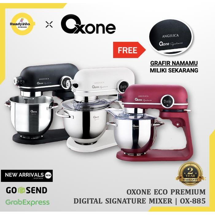 PWH OXONE DIGITAL SIGNATURE MIXER OX-885 Standing Mixer 5.2L OX885