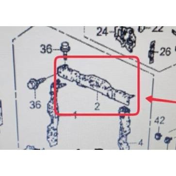 Upper Bulkhead Bullhead - Besi Rangka Tulang Palang Radiator Bagian Atas Depan Honda Brio 2013 2014 