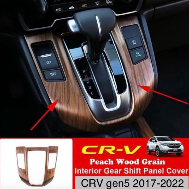 accesoris CRV turbo gen5 panel Wood panel gear level transmisi