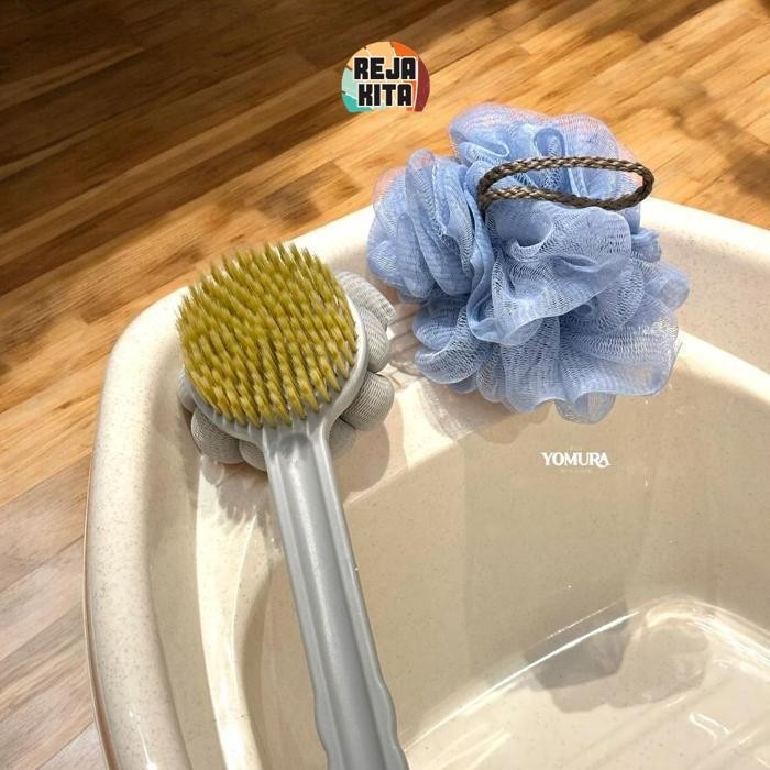 Ox04 gjk-25 rt-4 YOMURA Bak Mandi Bayi JUMBO+Senderan BPA Free/ Baby Bathup Besar/ Tempat Mandi Bayi