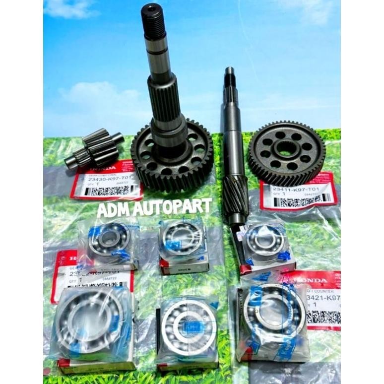 GI RASIO SET 4PCH K97+6PCH BEARING RASIO KOYO/NTN JAPAN,HONDA PCX CBU 150, PCX CBU 125 THAILAND