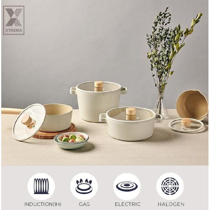 NEW Neoflam FIKA Wajan Penggorengan Keramik Korea