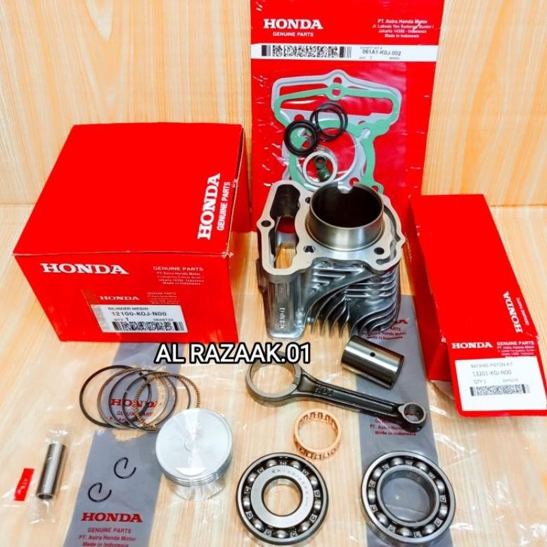 BLOK SEHER KOMPLIT 4, AITEM HONDA GENIO / BEAT DELUXE/BEAT STREET/SCOOPY 2020 KOJ