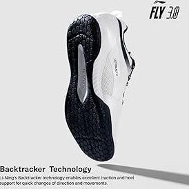 New Sepatu Badminton Lining Ultra Fly III / 3.0 AYTT053 White / Navy