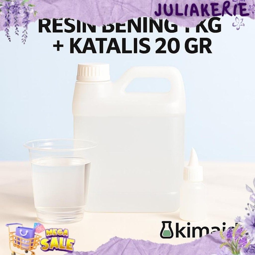 

Baru Resin Bening (1KG) - Fiberglass - Resin Bening 108 - Resin 108 - Resin Bening Souvenir Kerajinan