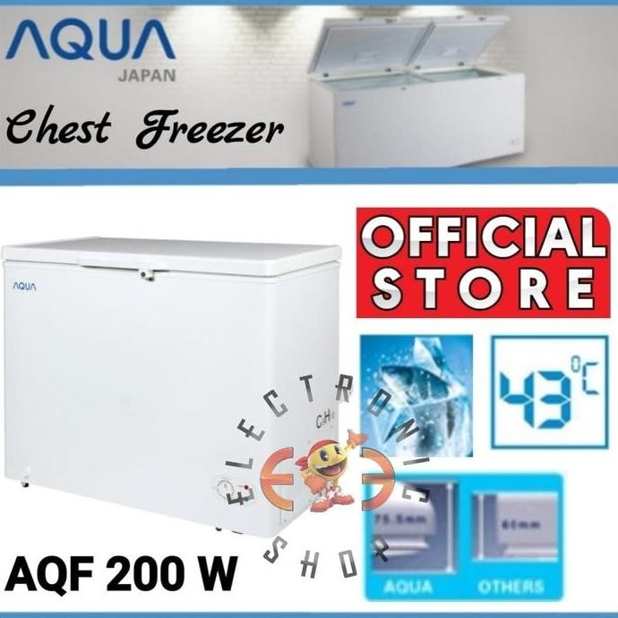 TERLARIS - Aqua AQF200 - Chest Freezer 200L - AQF 200 W - Promo