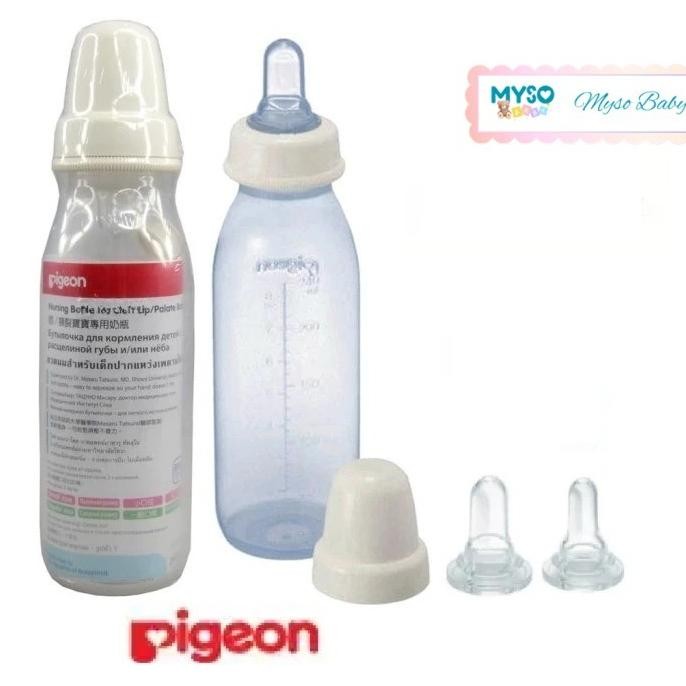 Pigeon Dot bayi for cleft palate baby dot botol susu nipple silicone untuk bibir sumbing