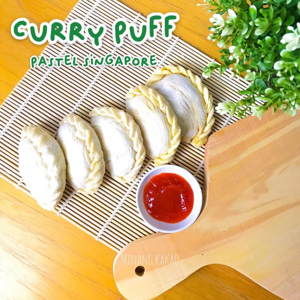 Curry Puff Pastel Singapore - Frozen Food Premium - 10pcs