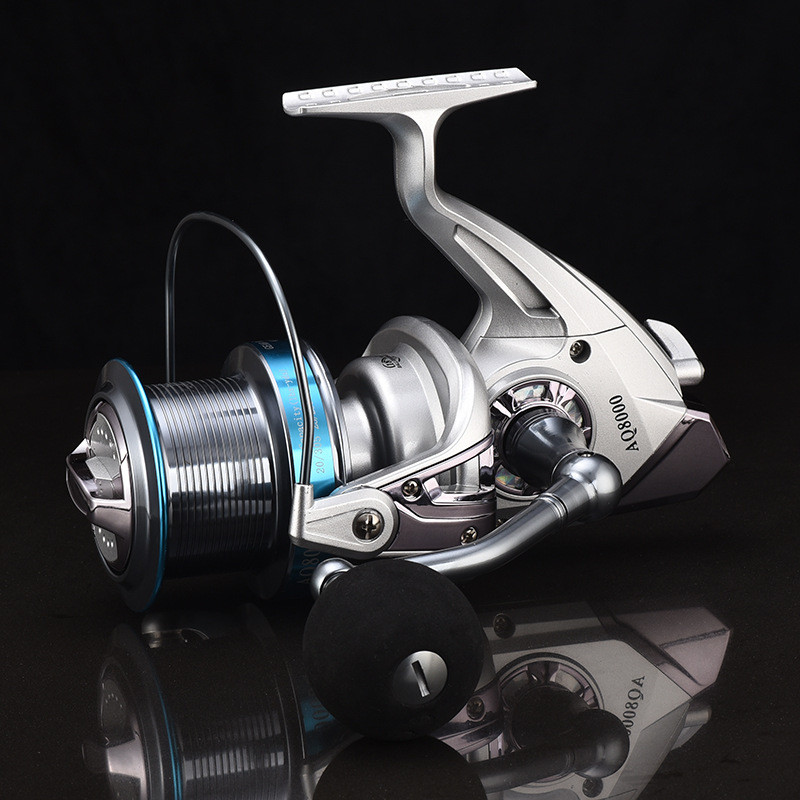 Large Long-Distance Casting Wheel8000  9000Type12+1Spinning Reel Fishing Reel Fishing Line Reel Sea 