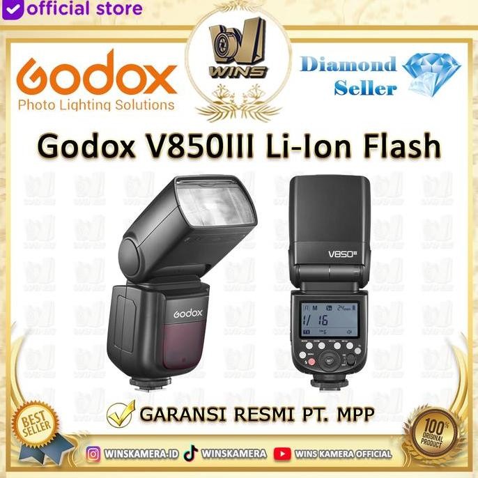 TERMURAH - Godox V850III Li-Ion Flash | Flash Godox V850 III