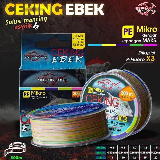 Termurah Senar Pancing Pe Relix Nusantara Ceking Ebek