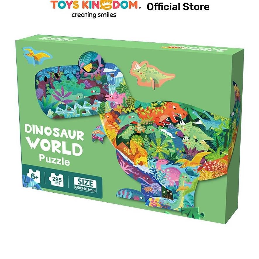 Toys Kingdom Kiddy Fun Dino World Puzzle Set 295 Pcs Mix Kids Toy Toys Mainan Susun Benda Kartu Kart