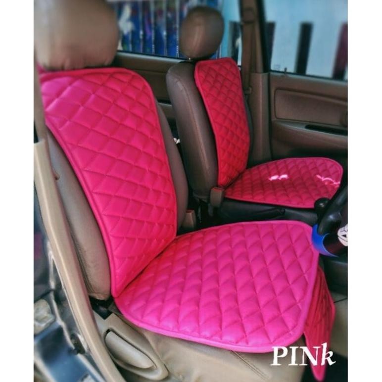 ALAS DUDUK JOK MOBIL SANDARAN JOK MOBIL PREMIUM LEATHER FULSET JOK  DEPAN DAN TENGAH PLUS SANDARAN