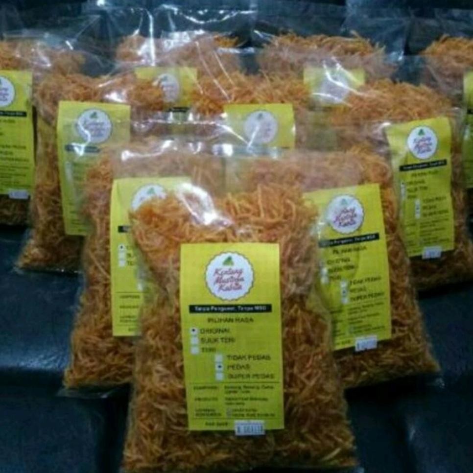 Kentang Mustofa Kabita 1Kg Pedas Manis Daun Jeruk Keripik Kiloan Mustopa Kering Tanpa Msg
