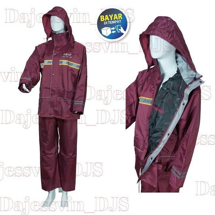 Jas Hujan Axio Europe Pria Wanita Original Mantel Hujan Setelan Axio Asli Ori 100% - Jas Hujan Assio