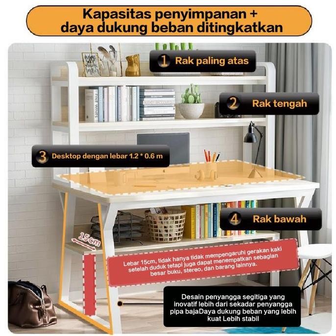 Meja Belajar Anak Meja Belajar Minimalis Kayu  Meja Komputer Meja Kerja Minimalis