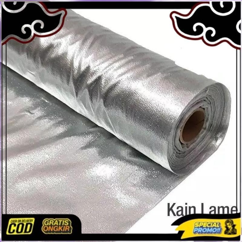 Trending Kain Emas Perak / Lame Emas / Lame Perak Silver / Dekorasi Pesta / Hiasan Pesta / Variasi B