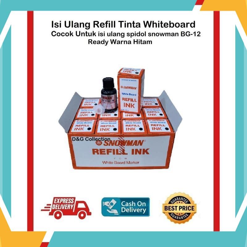 

Promo TINTA ISI ULANG SPIDOL WHITEBOARD / REFILL TINTA SNOWMAN WHITEBOARD MPB-91