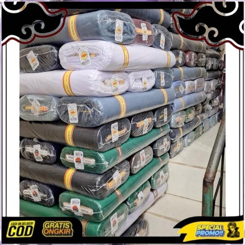 New Stock Kain Bahan Nagata Drill Seragam Sekolah - Harga Persetengah Meter (0.5M)