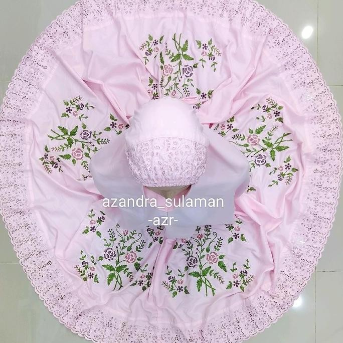 (Good) mukena bordir kapalo samek dan suji caia versi khadijah khas bukittinggi padang gers