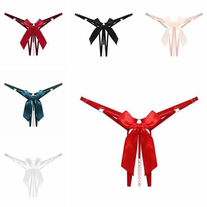 G String Sexy hot Mutiara kupu Big Size Celana Dalam Wanita C119