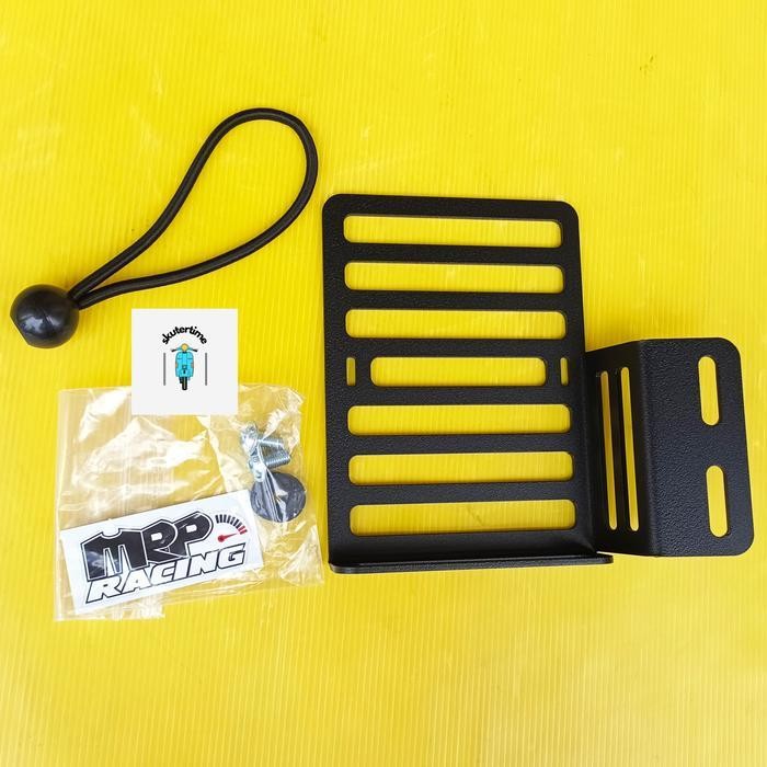 BRACKET Oli samping MRP hitam utk vespa ring 10