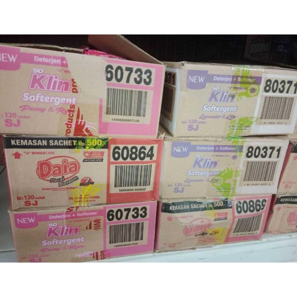 Terlaris Soklin Softergent Bubuk Kemasan 5000 Kardus 1 Dus Terlaris