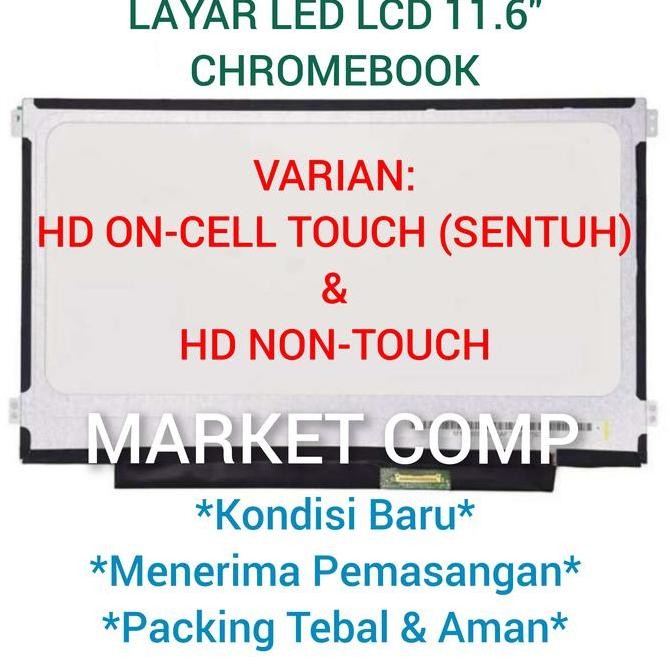 TERMURAH - TOUCH SCREEN LAYAR SENTUH ON CELL TOUCHSCREEN LED LCD NETBOOK DELL CHROMEBOOK 11 3100 11-