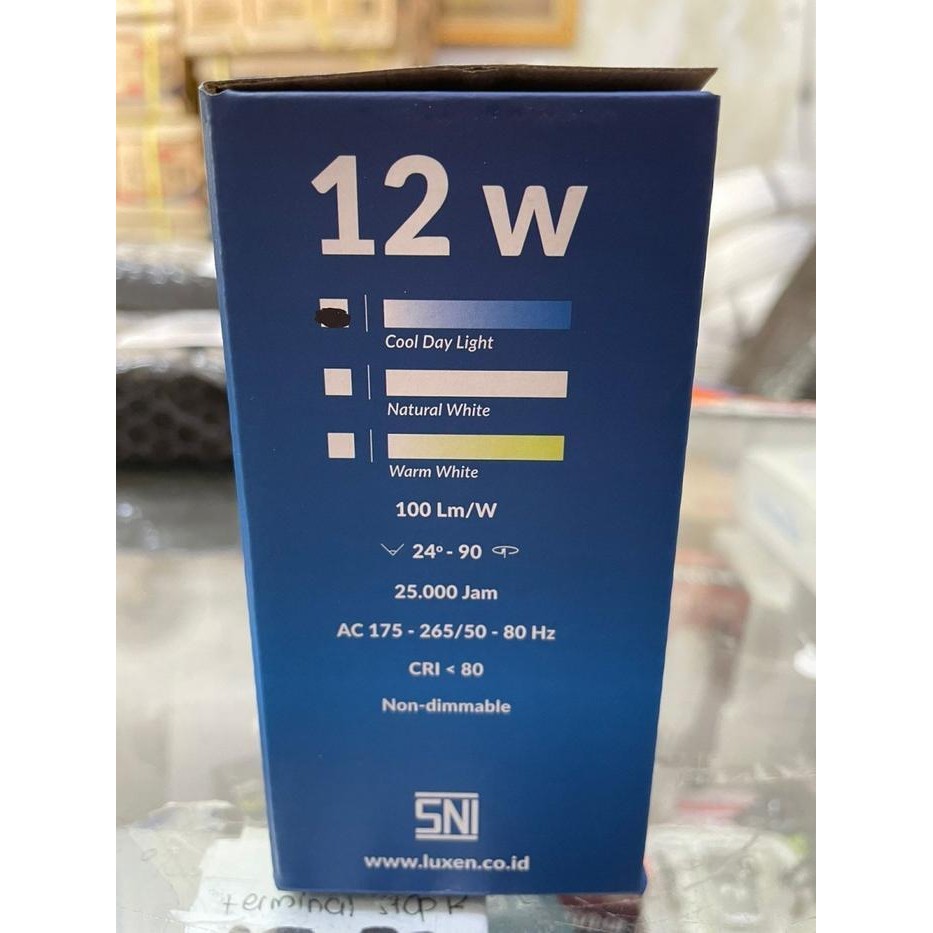 Luxen Lampu Spotlight LED 12w / Lampu Downlight LED Luxen 12watt